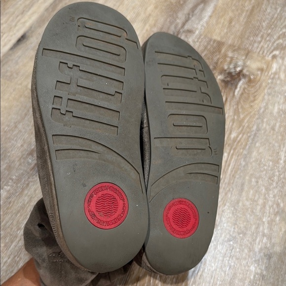 Fitflop Size 8 Women's Ankle Boots in Taupe Leather - Picture 13 of 13